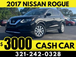 2017 NISSAN ROGUE - $3000 CASH CAR