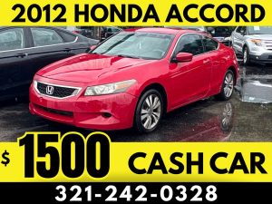 2012 HONDA ACCORD - $1500 CASH CAR!