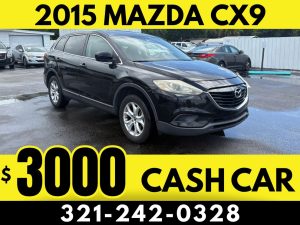 2015 MAZDA CX9 - $3000 CASH PRICE!