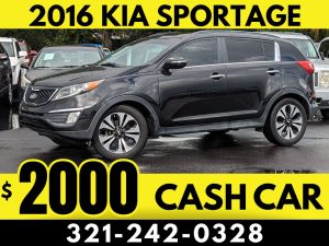 2016 KIA SPORTAGE - $2000 CASH PRICE!