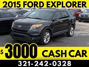 2015 FORD EXPLORER - $3000 CASH CAR